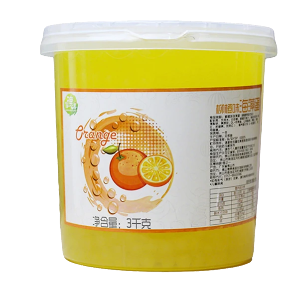 Orange Popping Boba